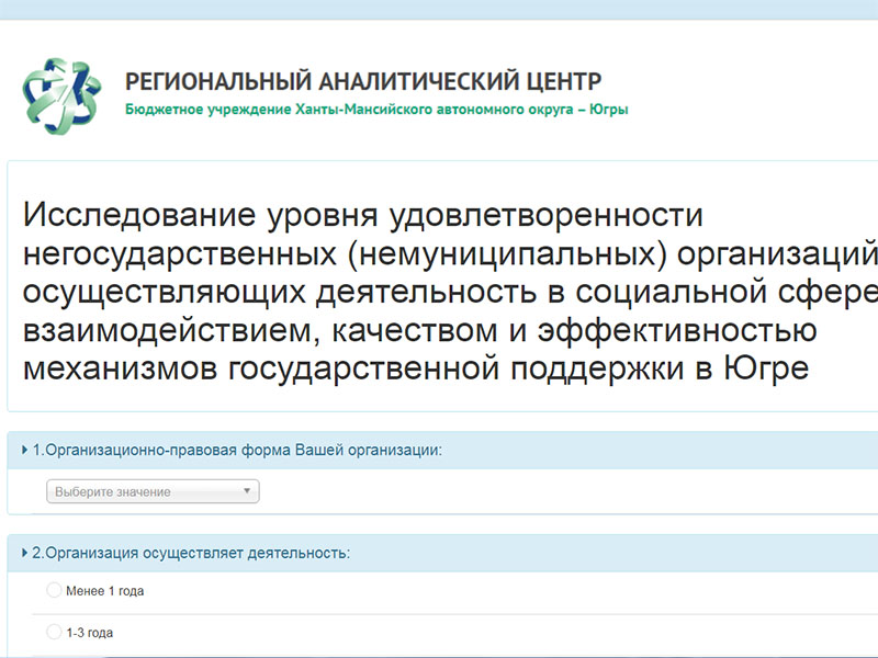 Опрос для предпринимателей и представителей некоммерческих организаций.