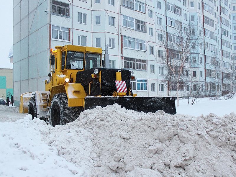 График уборки снега на март.