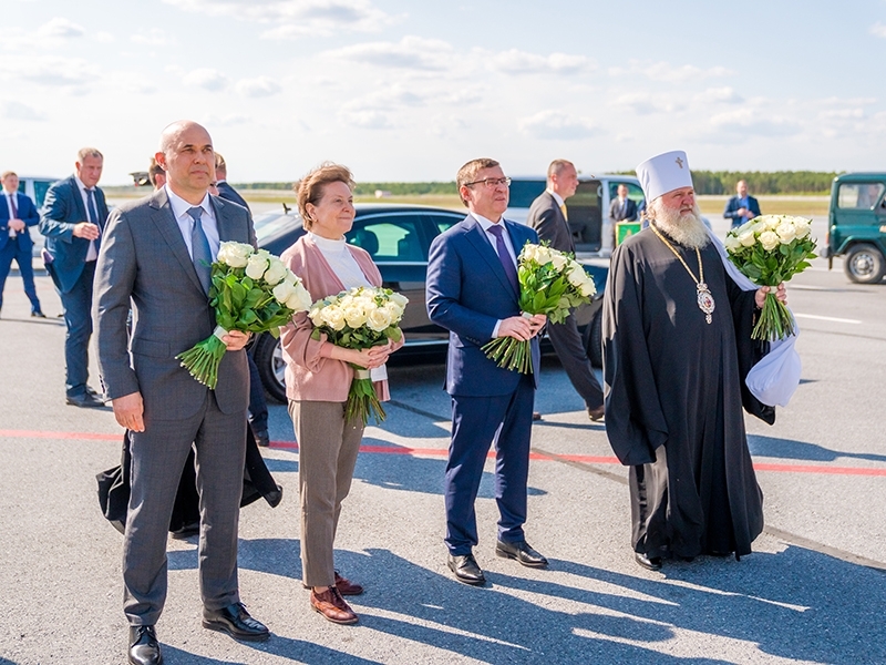 В Югру прибыл Патриарх Московский и всея Руси Кирилл.