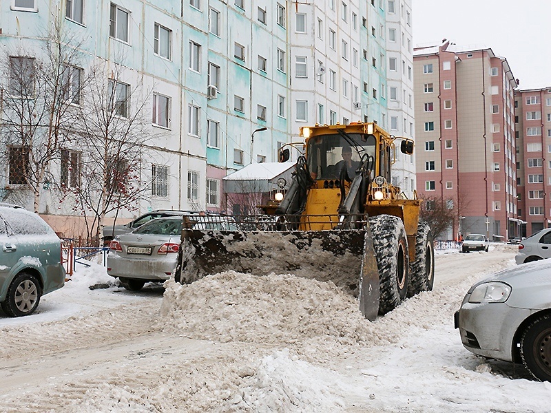 Как мегионские улицы очищают от снега?.