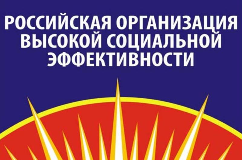 Всероссийский конкурс «Российская организация высокой социальной эффективности».