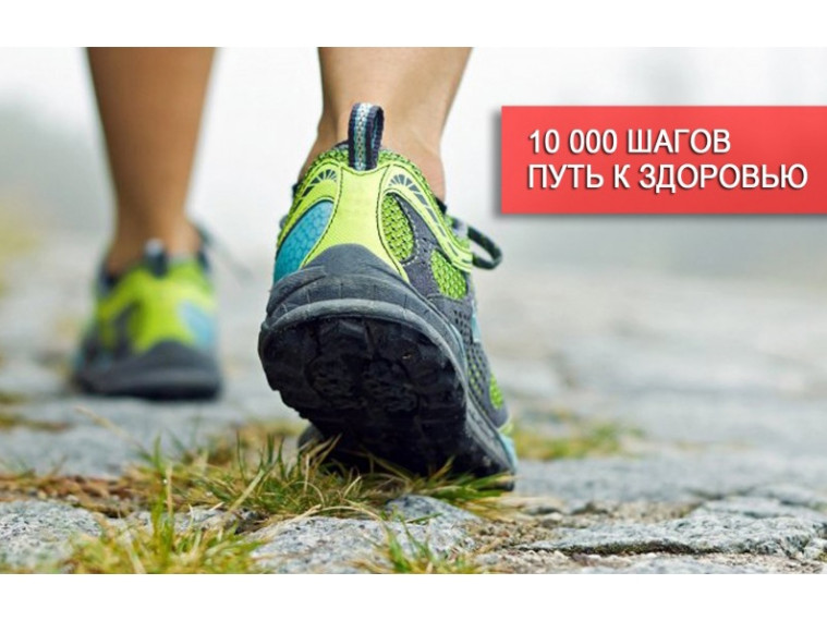 10 тысяч шагов на пути к здоровью. 10 тысяч шагов на пути к здоровью.